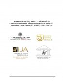 CRITERIOS GENERALES PARA LA ELABORACIÓN DE CONVENIOS FINALES DE MÉTODOS ALTERNOS DE SOLUCIÓN DE CONFLICTOS Y VALIDACIÓN DE CONVENIOS FINALES