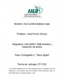 Titulo: Entregable 2. “Texto digital” SARS-CoV-2