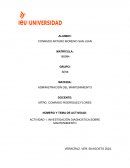 INVESTIGACIÓN DIAGNOSTICA SOBRE MANTENIMIENTO