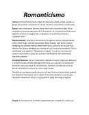 Romanticismo Informe