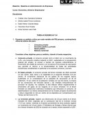 Economía y Entorno Empresarial