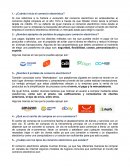 ¿Cuándo inicia el comercio electrónico?