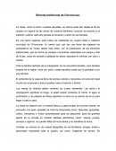 Ofrenda tradicional de Chiconcuac