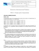 DERECHO INTERNACIONAL PÚBLICO Hojas para respuestas