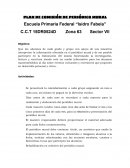 Plan de Trabajo periódico mural