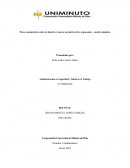 Cuadro sinoptico ergonomia