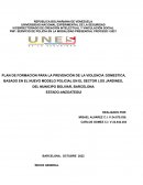 PLAN DE FORMACION PARA LA PREVENCIÓN DE LA VIOLENCIA DOMESTICA
