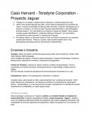 Caso Harvard - Teradyne Corporation - Proyecto Jaguar