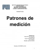 Patrones de medicion