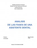 Fases de una asistente dental