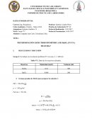 DETERMINACIÓN ESPECTROFOTOMÉTRICA DE BaSO4 EN UNA MUESTRA
