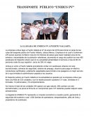 TRANSPORTE PÚBLICO “UNIBUS PV”