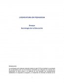 Sociología de la Educación