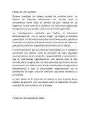 Teoria de los valores