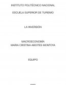LA INVERSIÓN MACROECONOMÍA