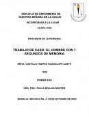TRABAJO DE CASO: EL HOMBRE CON 7 SEGUNDOS DE MEMORIA