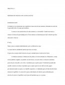 PRÁCTICA 7 MEDIDAS DE MASAS CON LAS BALANZAS