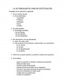 LA AUTOBIOGRAFÍA COMO MI INVESTIGACIÓN