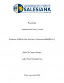 Trastorno de Déficit de Atención e Hiperactividad (TDAH)