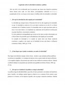 Etica y alteridad económica y política