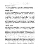 Los alumnos invidentes de la educación