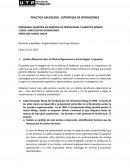 PRACTICA CALIFICADA : ESTRATEGIA DE OPERACIONES. Caso Wong