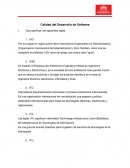 Calidad del Desarrollo de Software