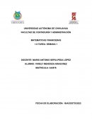 MATEMATICAS FINANCIERAS 1.6 TAREA: SEMANA 1