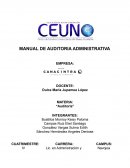 DESARROLLO DE UNA AUDITORIA