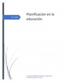 Planeación educativa