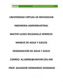 MANEJO DE AGUA Y SUELOS