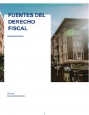 ¿Cuáles son las fuentes del derecho Fiscal?