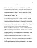 Evolución del Derecho Internacional