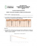 TALLER DE CONCEPTUALIZACION DISEÑO Y EVALUCIÓN TRATAMIENTO TERMICO DE ESTERILIZACIÓN