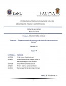 Mapa conceptual de parámetros de situación macroeconómica del país