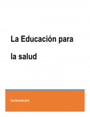 ¿Qué es La educación en salud?