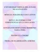 EL ENFOQUE POR COMPETENCIAS EN LA EDUCACIÓN