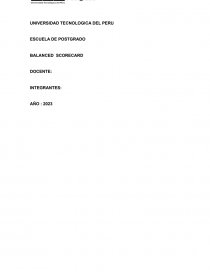 Balanced Scorecard – MAGOXI. Página 1