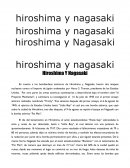 Hiroshima y Nagasaki