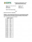 Resolución de ejercicios de T. independiente