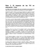 El impacto de las TIC en educación – foro