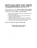 Requisitos axilio funerario y sustitucion pensional gobernacion de Nariño