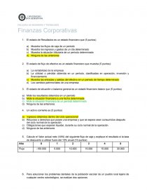 Finanzas Corporativas. Página 1