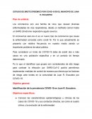 ESTUDIO DE BROTE EPIDÉMICO POR COVID-19 EN EL MUNICIPIO DE JUAN R. ESCUDERO