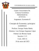Economia y principios economicos