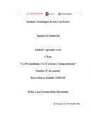 Personalidad, 1.1.2 Carácter y Temperamento