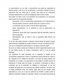 ENSAYO QUE ES LA ARGUMENTACION