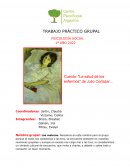 Cuento: "La salud de los enfermos" de Julio Cortazar...