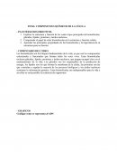COMPONENTES QUÍMICOS DE LA CÉLULA