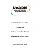 PENSAMIENTO MATEMATICO Y SOCIAL